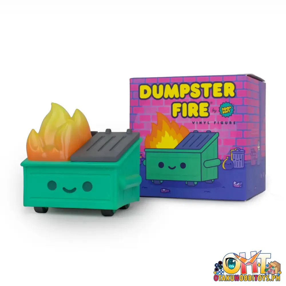 100% Soft Dumpster Fire Vinyl Figure