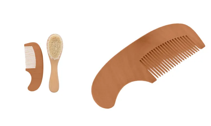 2 Piece Baby Hair Brush Comb Set