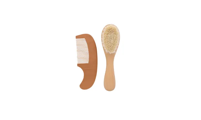 2 Piece Baby Hair Brush Comb Set