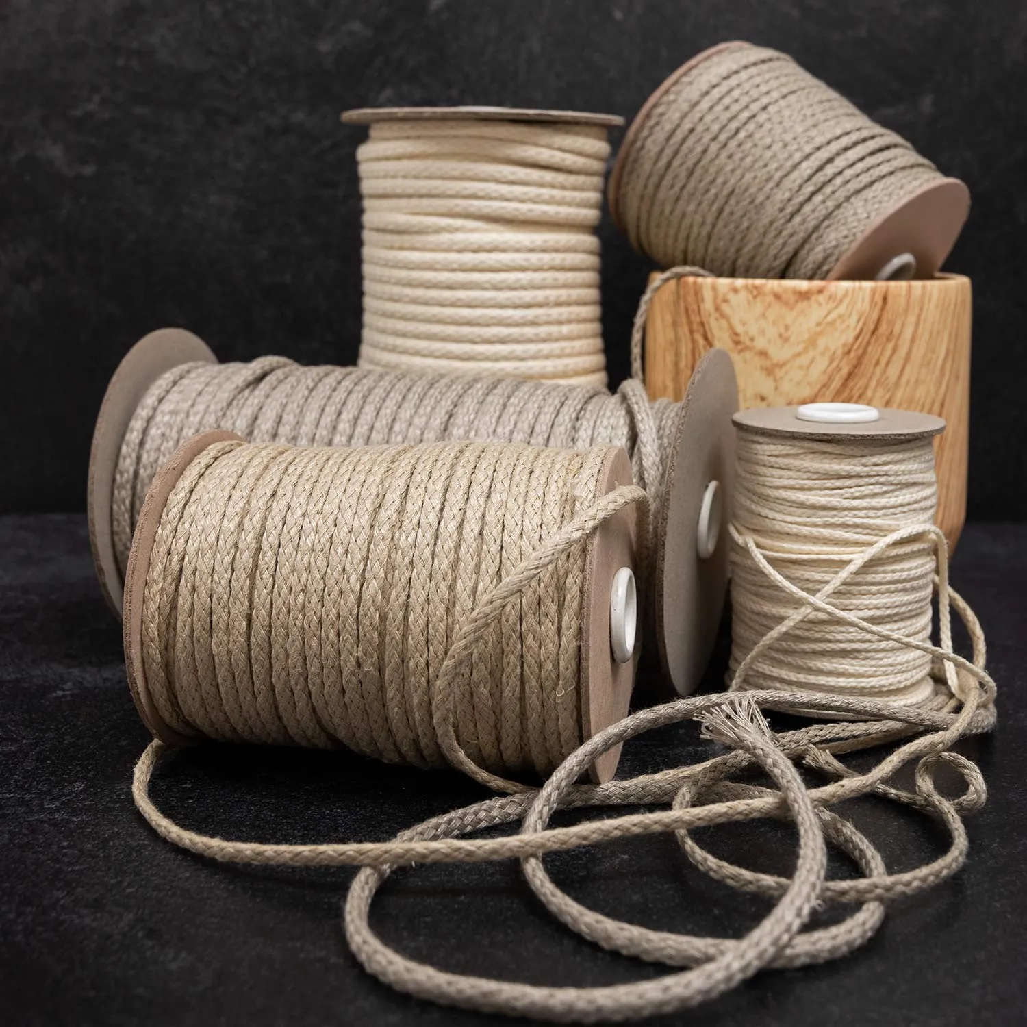 2.2 mm Hemp Braided Cord (50m roll, ~164')