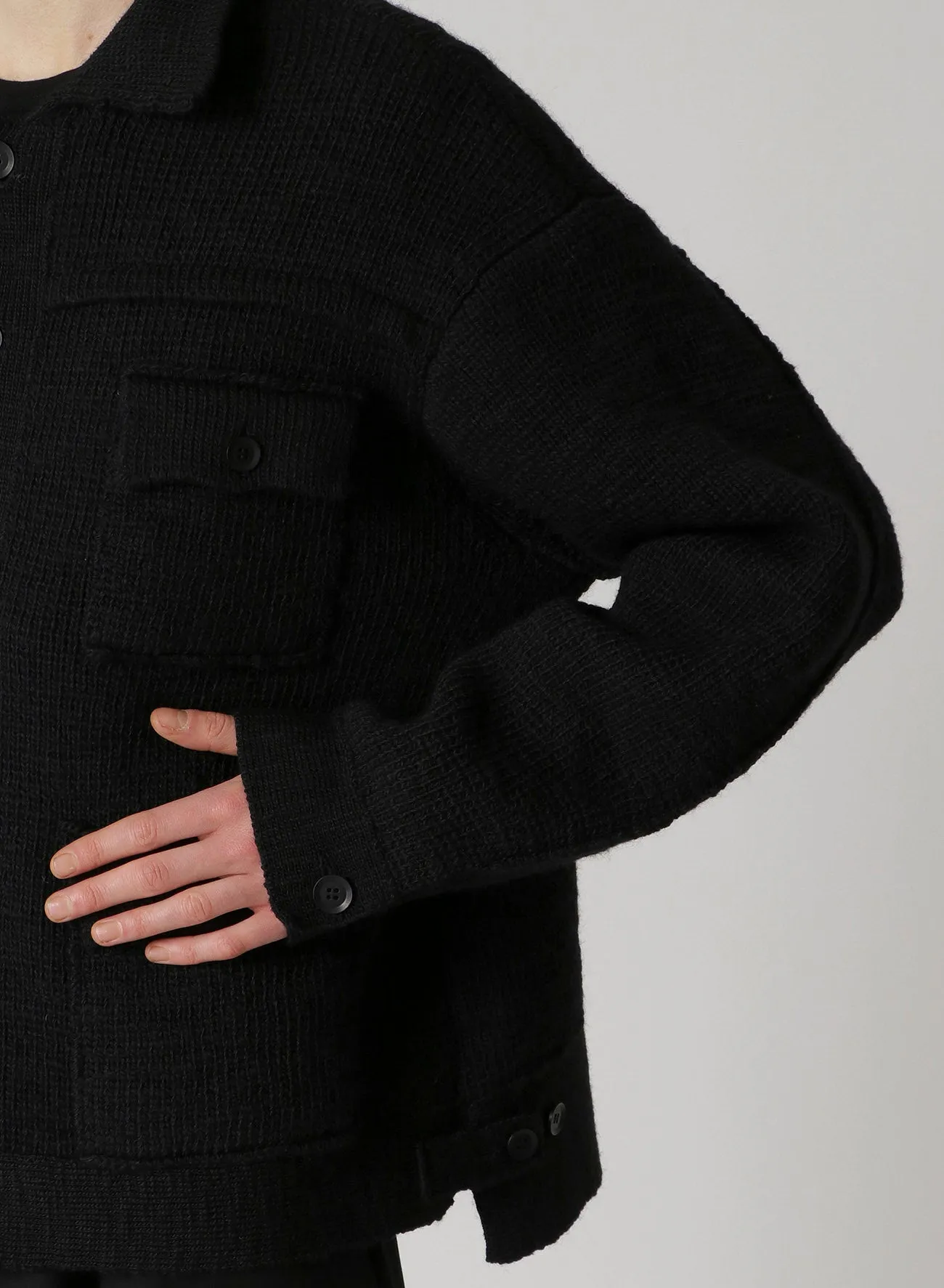 3G HALF MILANO KNIT POCKET BLOUSON