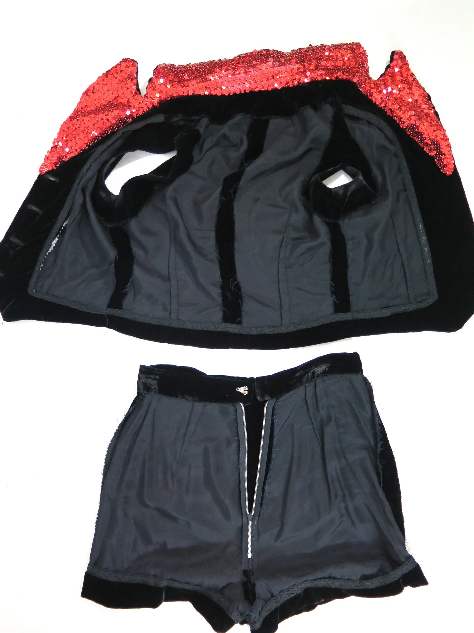 50s/60s Vest & Shorts Set Majorette Costume - sm