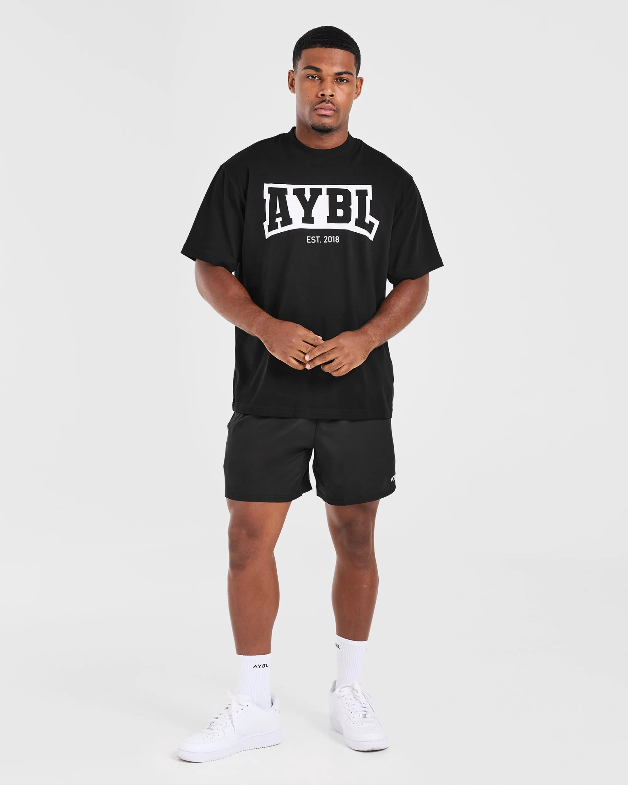 Academy Oversized T Shirt - Black