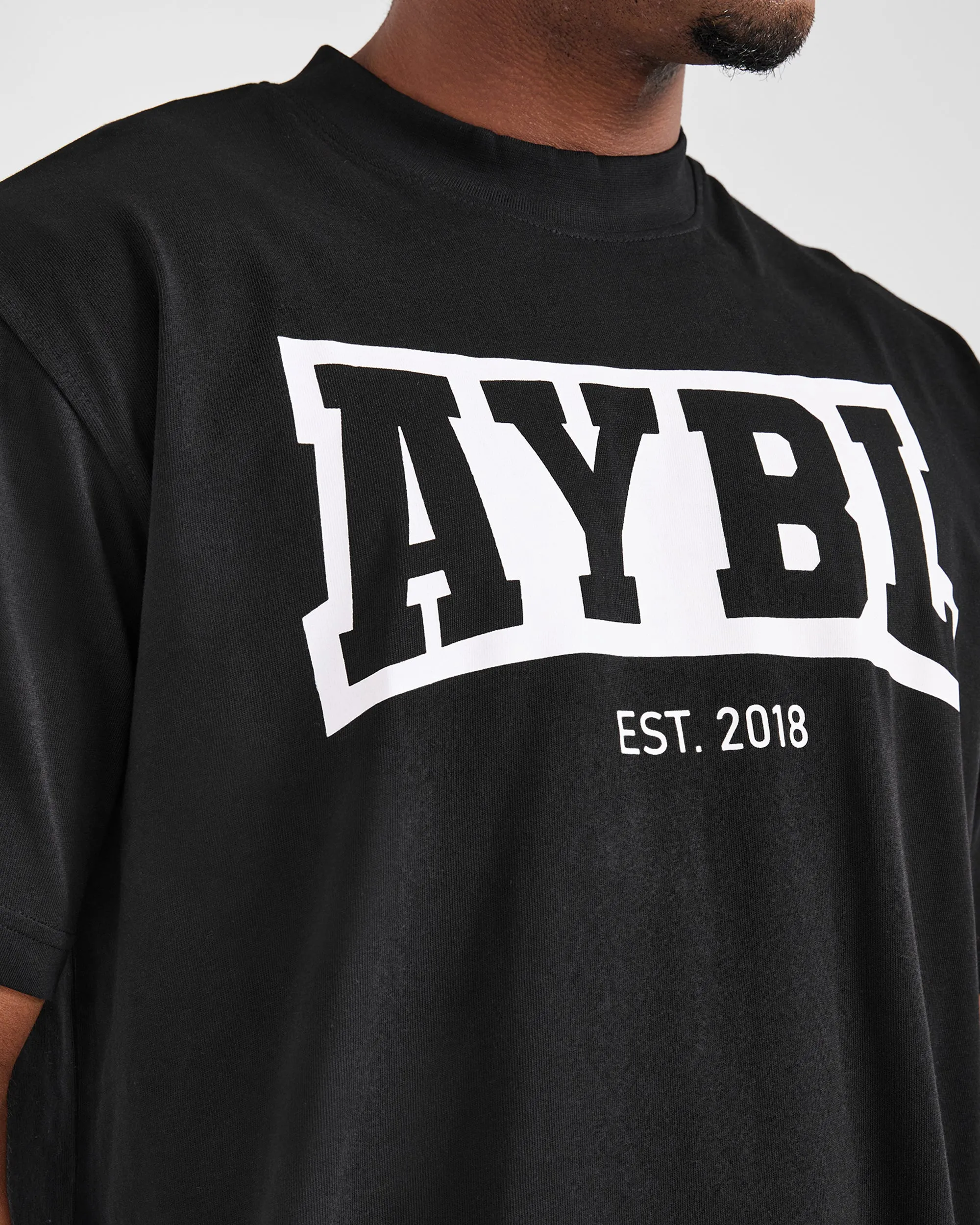 Academy Oversized T Shirt - Black