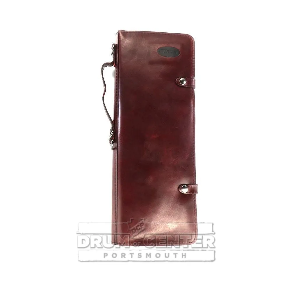 Ahead Burgundy Handmade Leather Stick Case