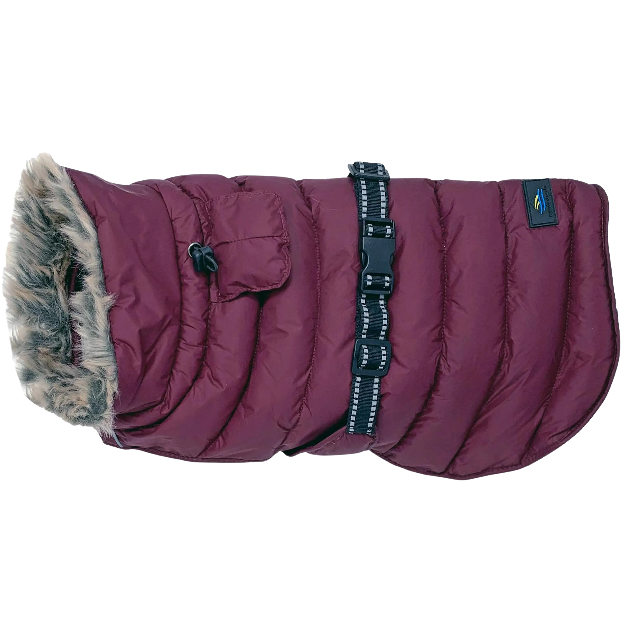 Alpine Extreme Weather Puffy Coat | Burgundy