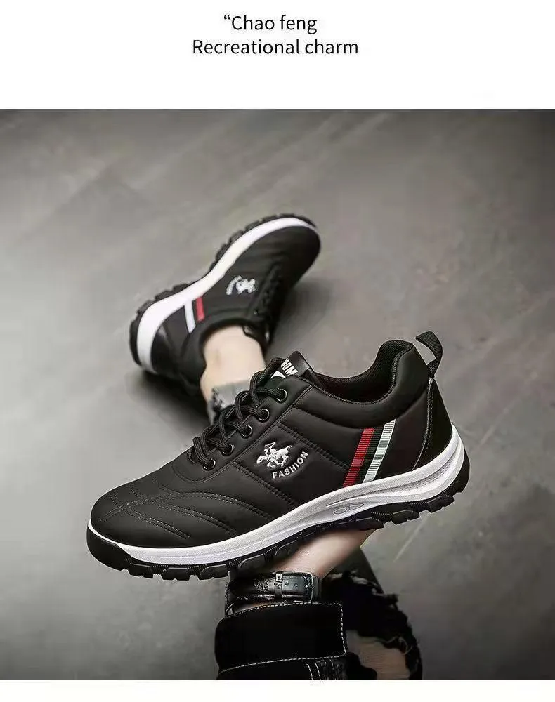 Autumn Running Shoes Men's Shoes Sports Climbing Leisure Travel Korean Lace Up