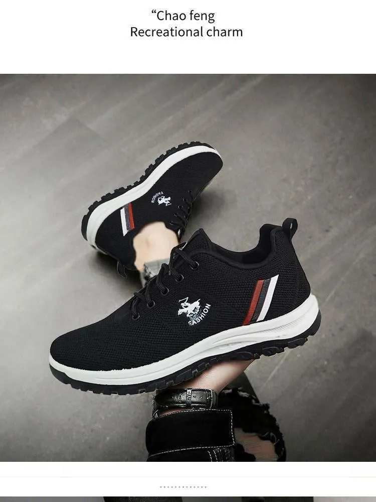 Autumn Running Shoes Men's Shoes Sports Climbing Leisure Travel Korean Lace Up