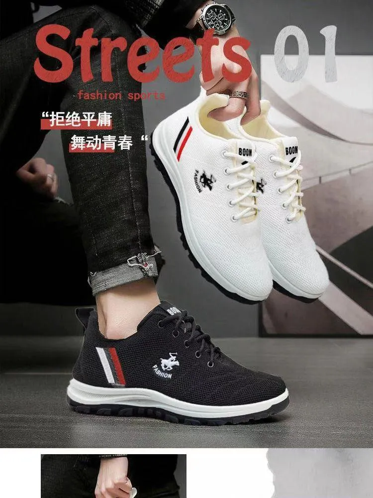 Autumn Running Shoes Men's Shoes Sports Climbing Leisure Travel Korean Lace Up