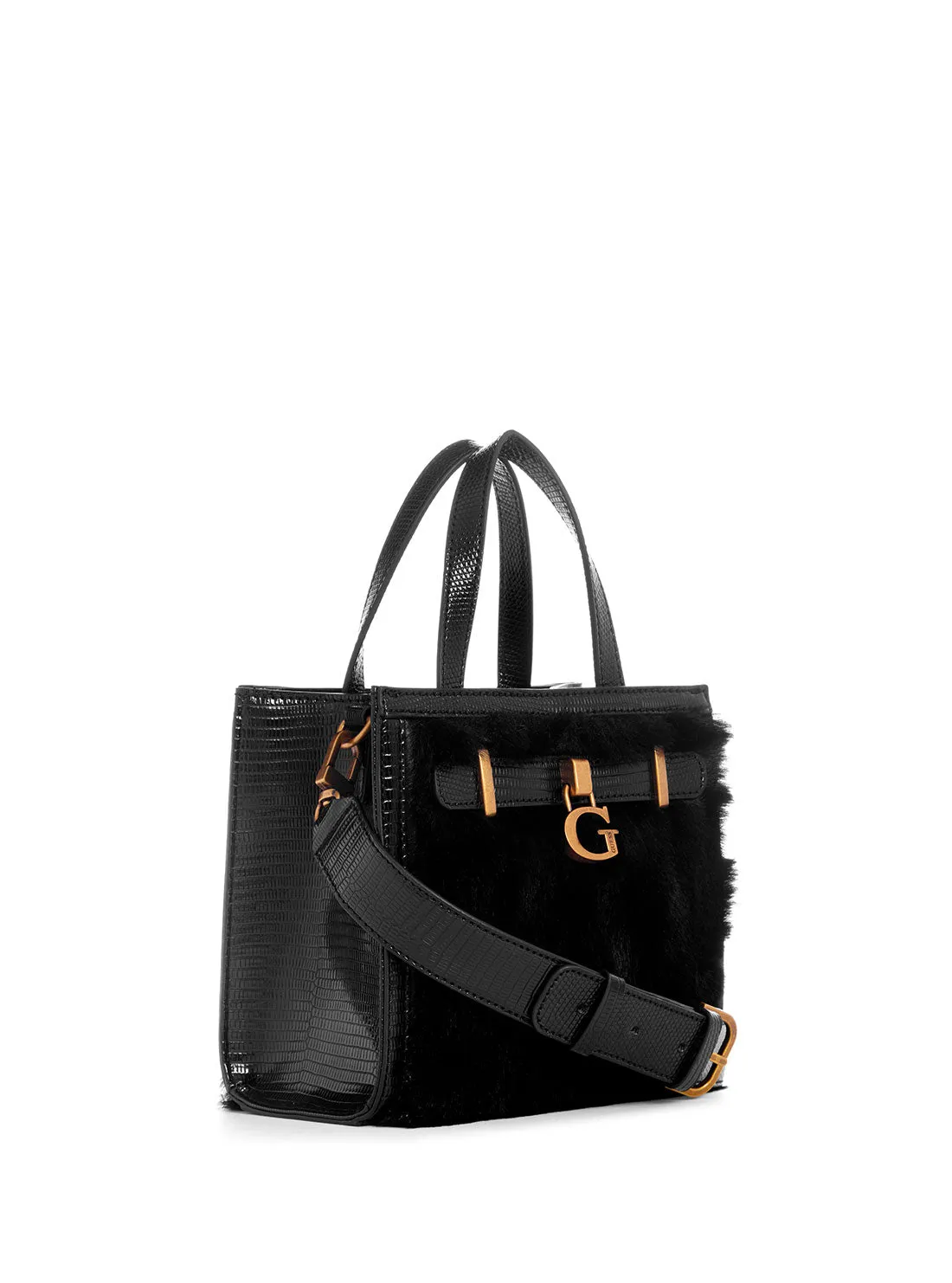 Black Bergen Mini Tote Bag