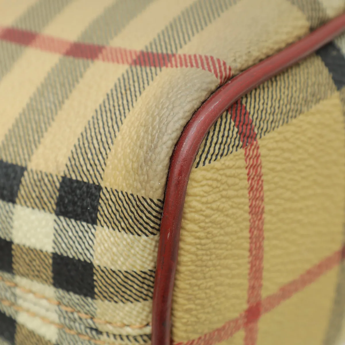 Burberry Bicolor Haymarket Check London Bag