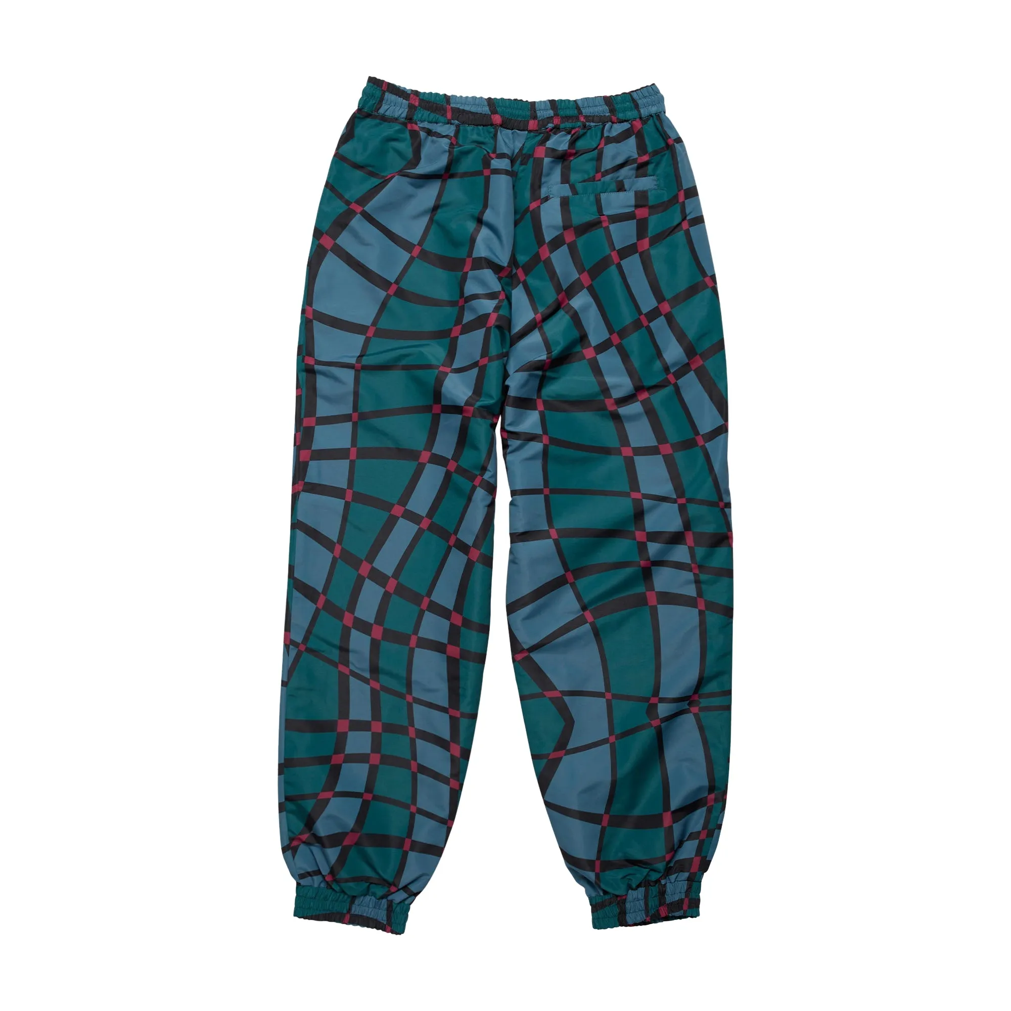 By Parra Mens Squared Wave Pattern Track Pants