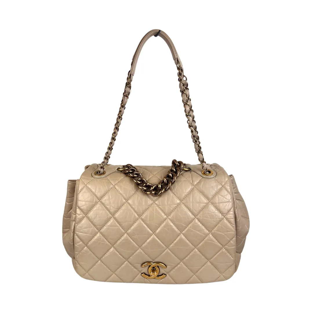 Chanel Beige Paris-Bombay Pondicherry Flap Bag