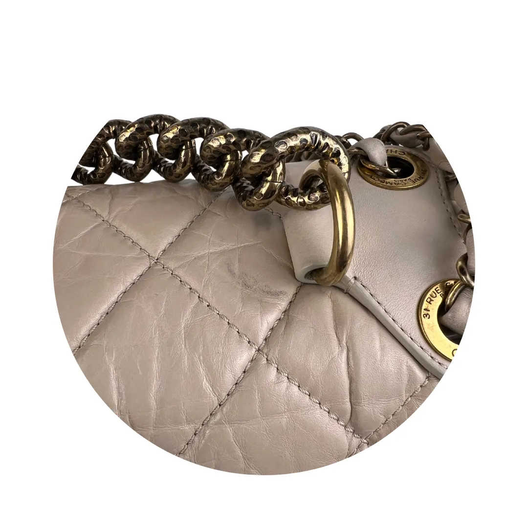 Chanel Beige Paris-Bombay Pondicherry Flap Bag