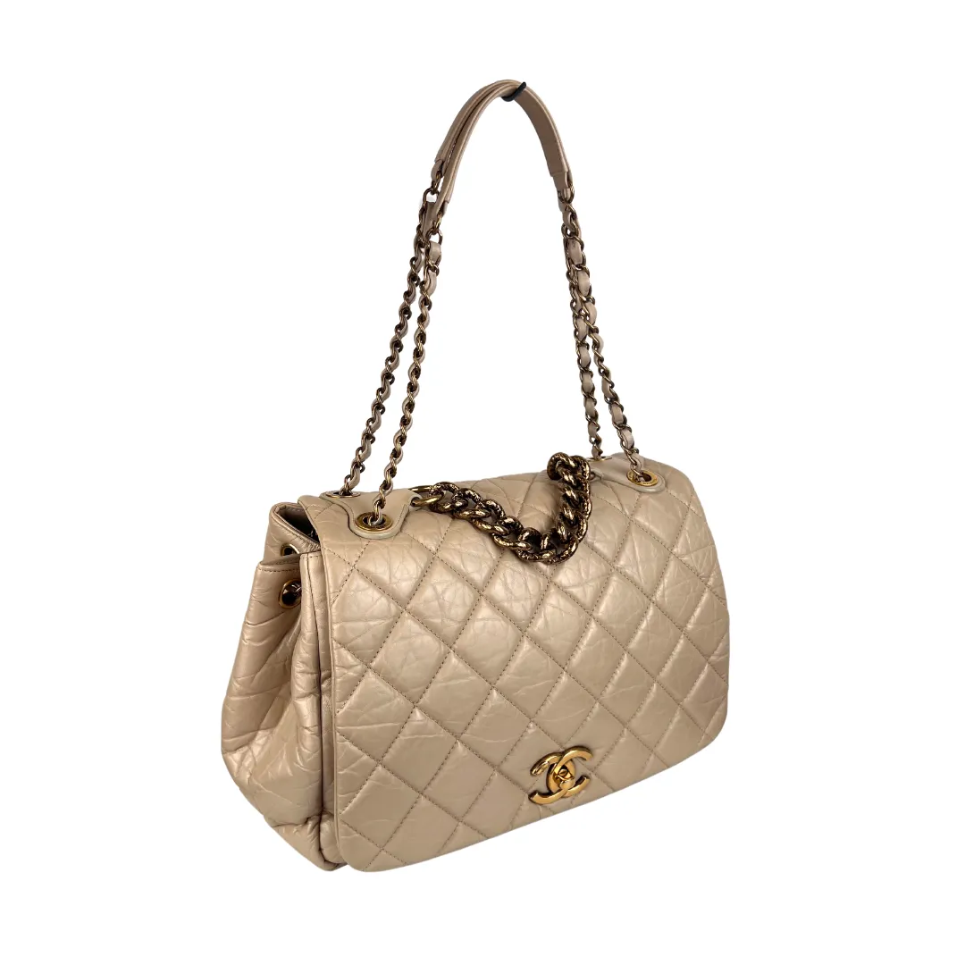 Chanel Beige Paris-Bombay Pondicherry Flap Bag