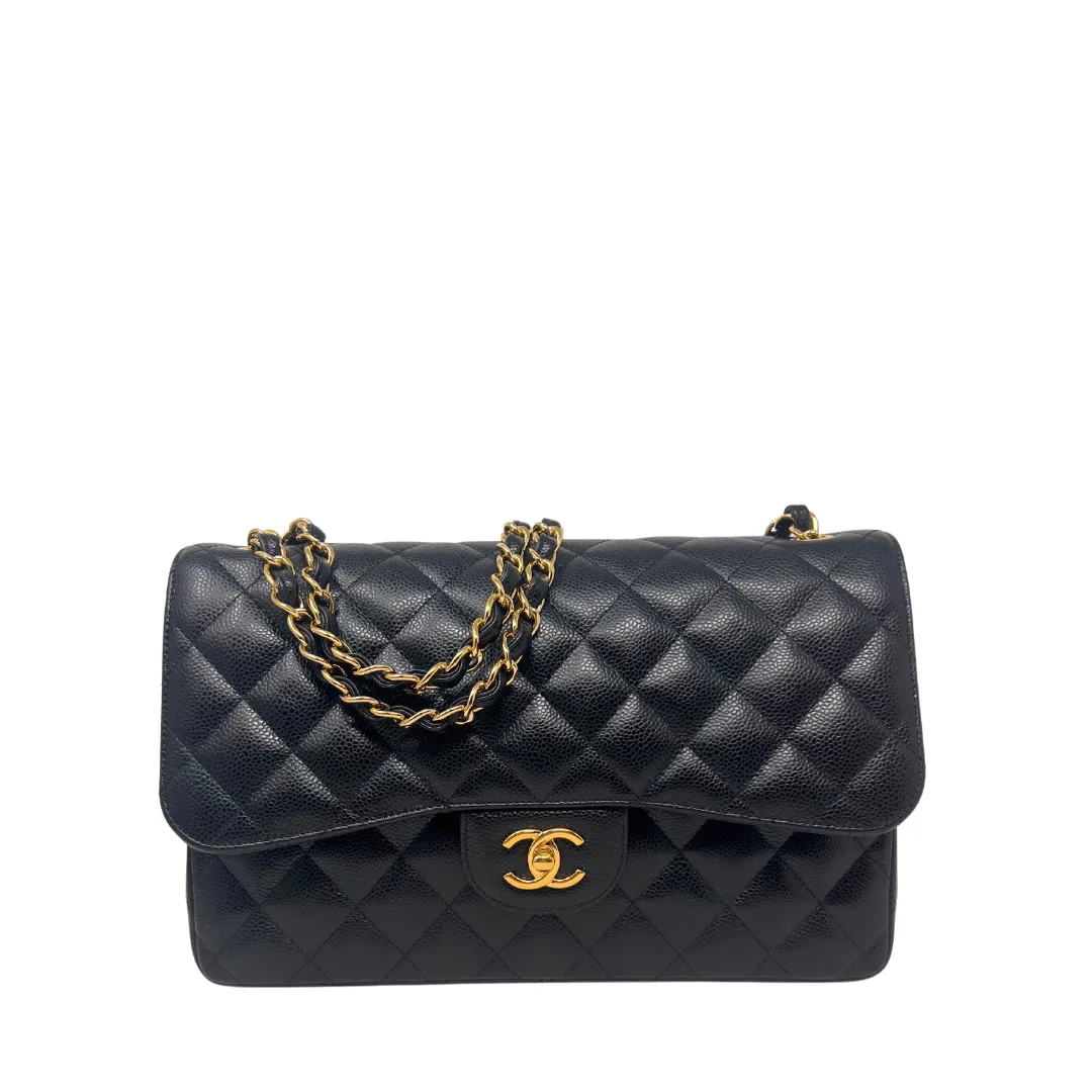 Chanel Caviar Classic Jumbo Double Flap