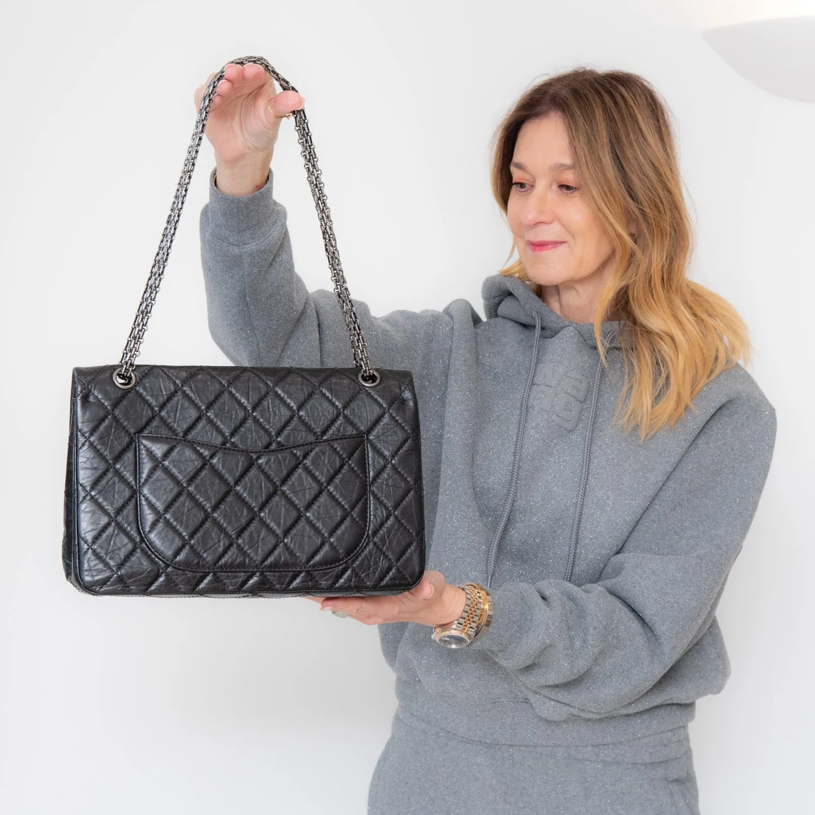 Chanel Large Black Reissue 2.55 Bag