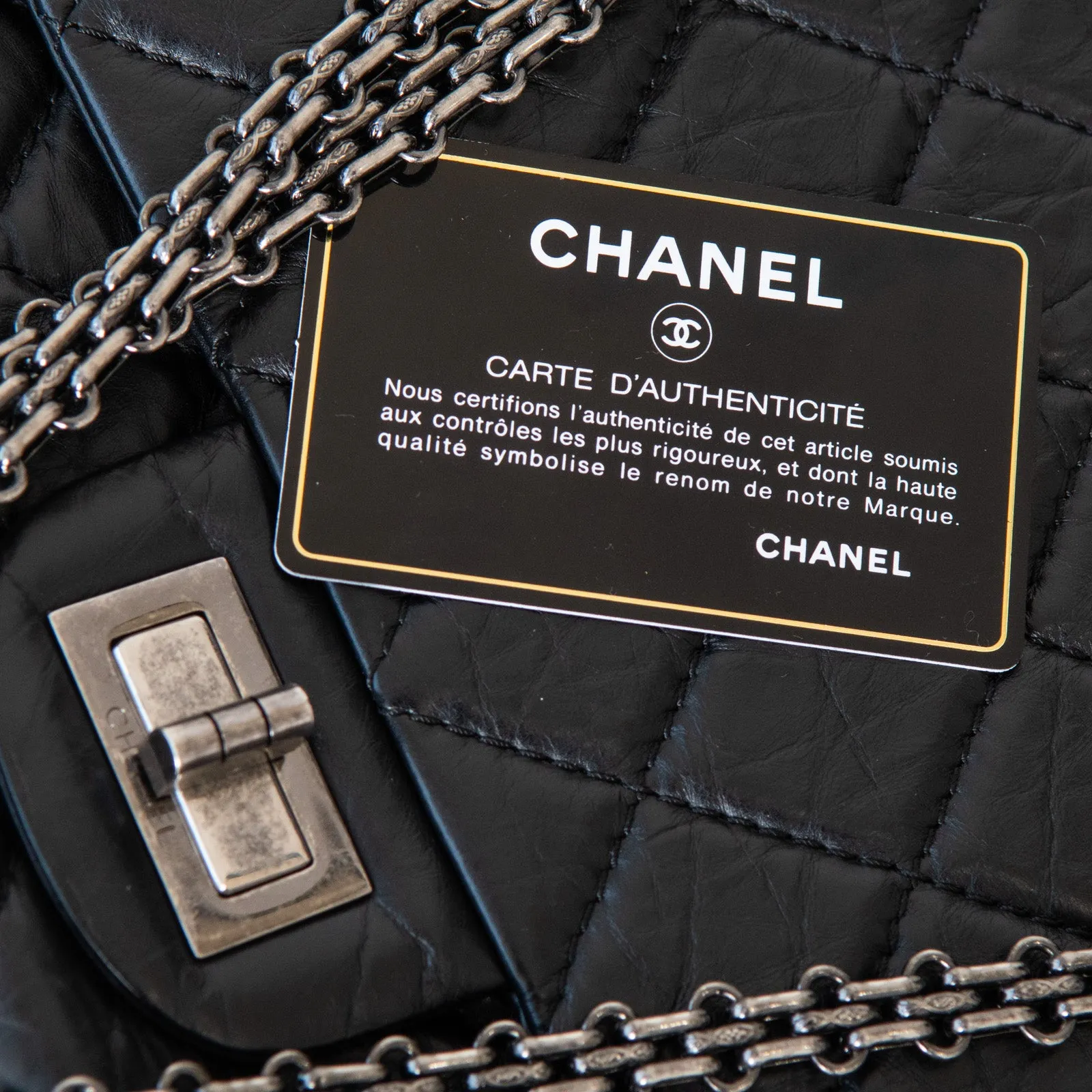 Chanel Large Black Reissue 2.55 Bag