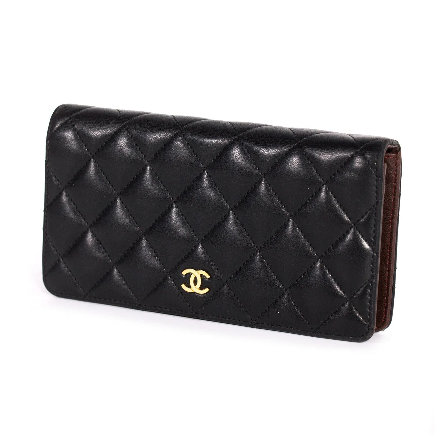 Chanel Quilted CC Long Flap Wallet