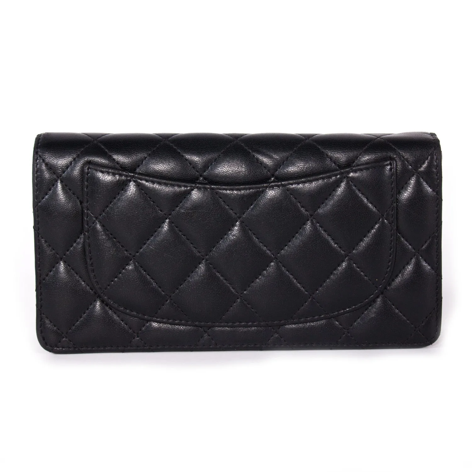 Chanel Quilted CC Long Flap Wallet