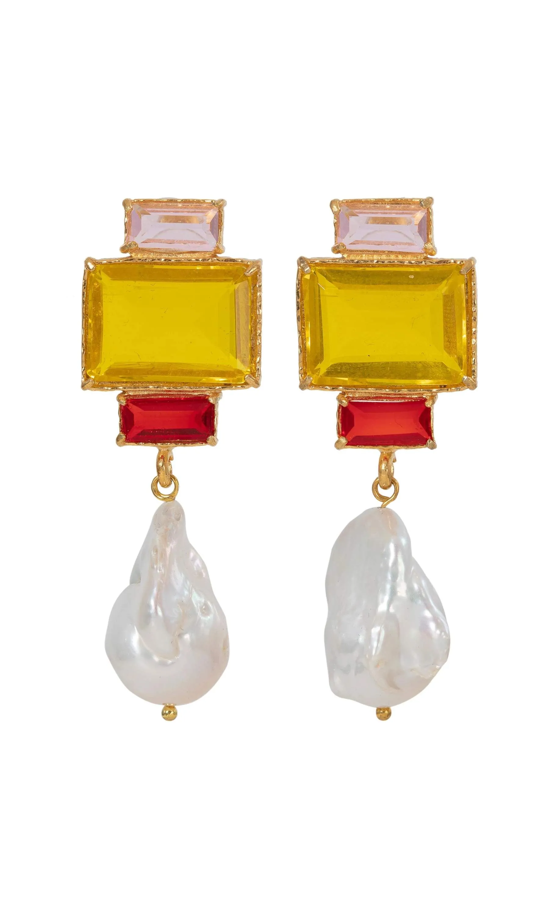 Christie Nicolaides Bambina Earrings - Yellow