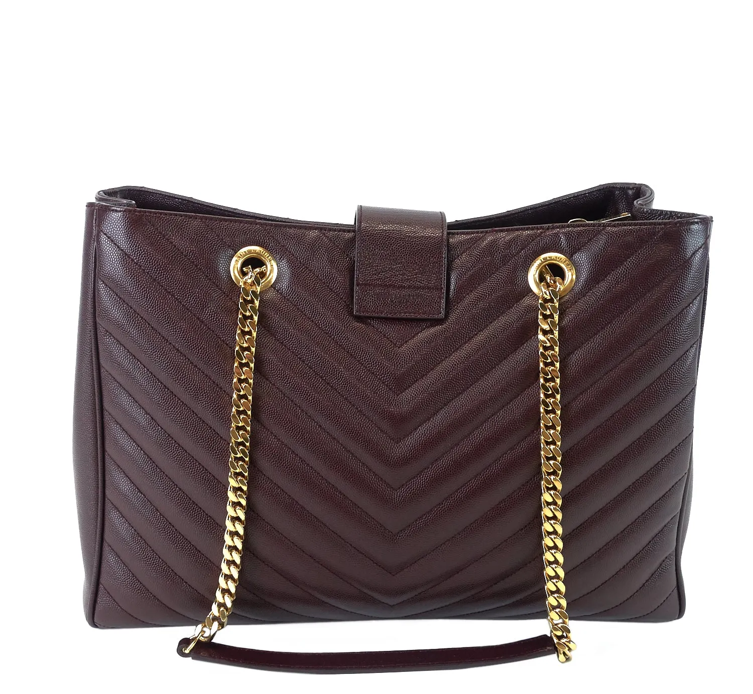 Classic Monogram Matelassé Chevron Leather Shopper Bag