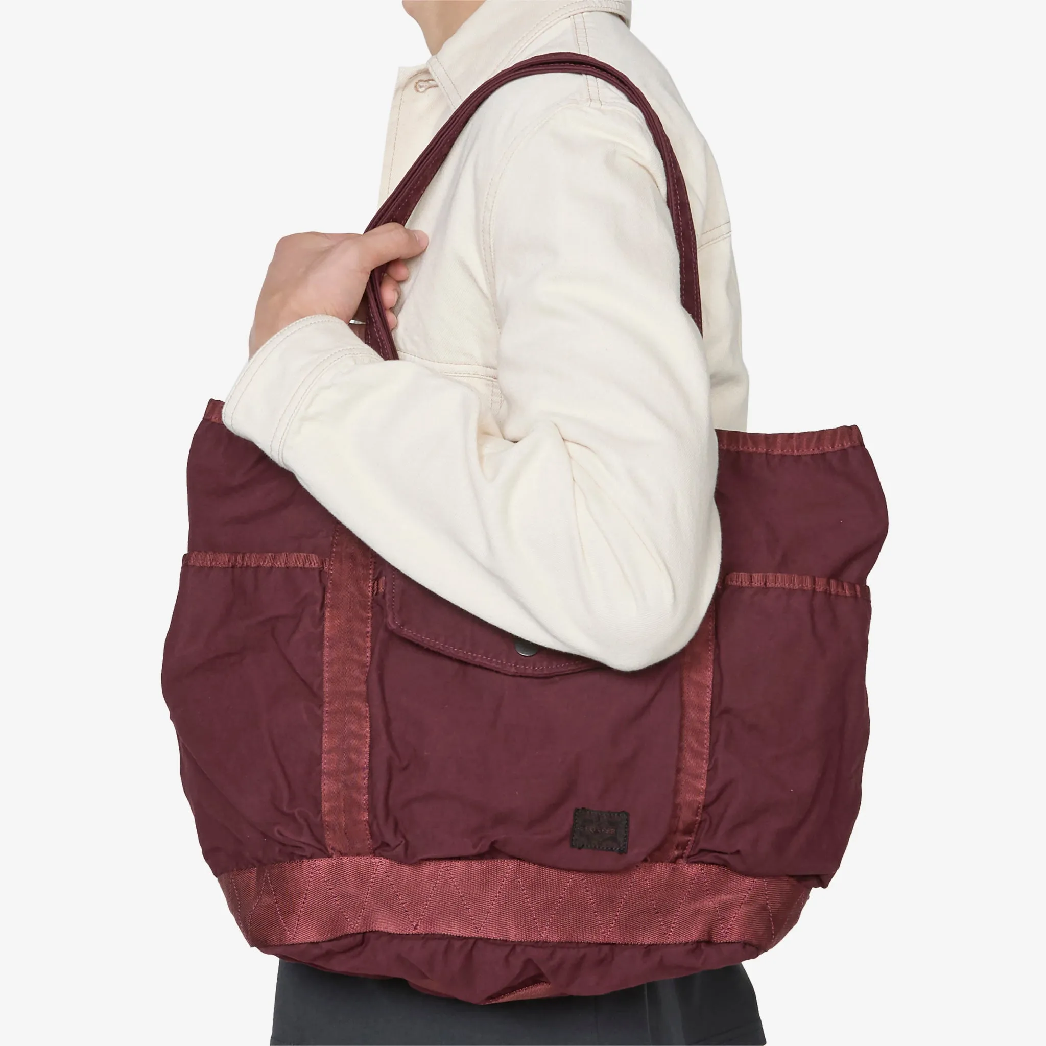 Crag Tote Bag Burgundy