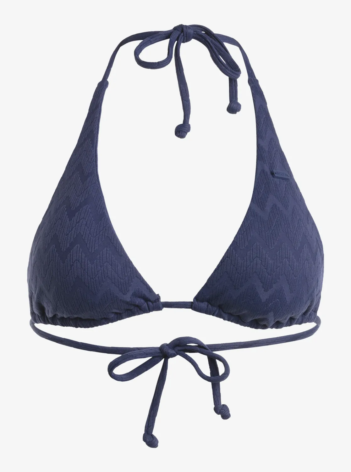 Current Coolness Elongated Triangle Bikini Top - Naval Academy