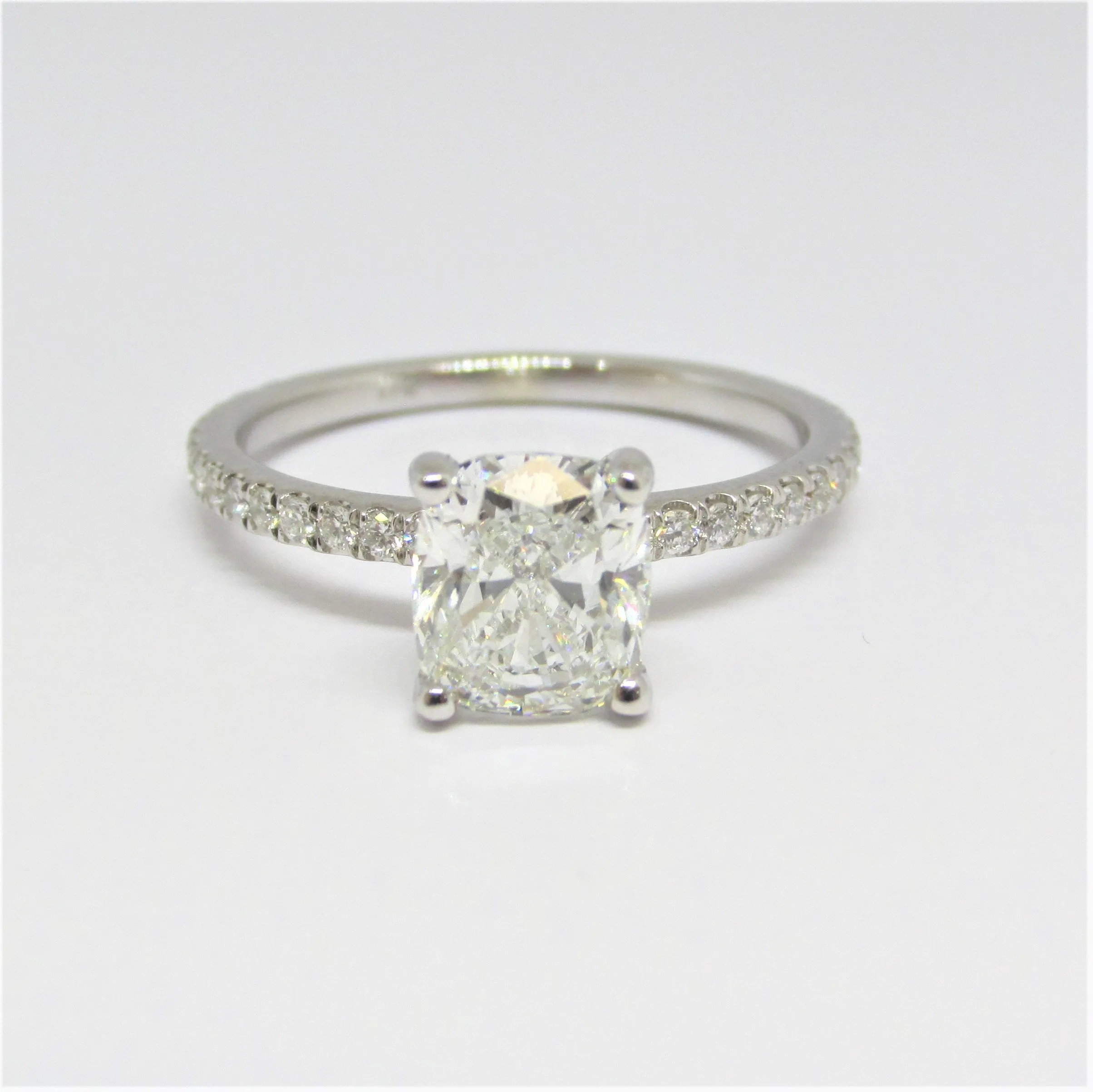 Cushion Lab Grown Diamond Engagement Ring 2.65 CTW