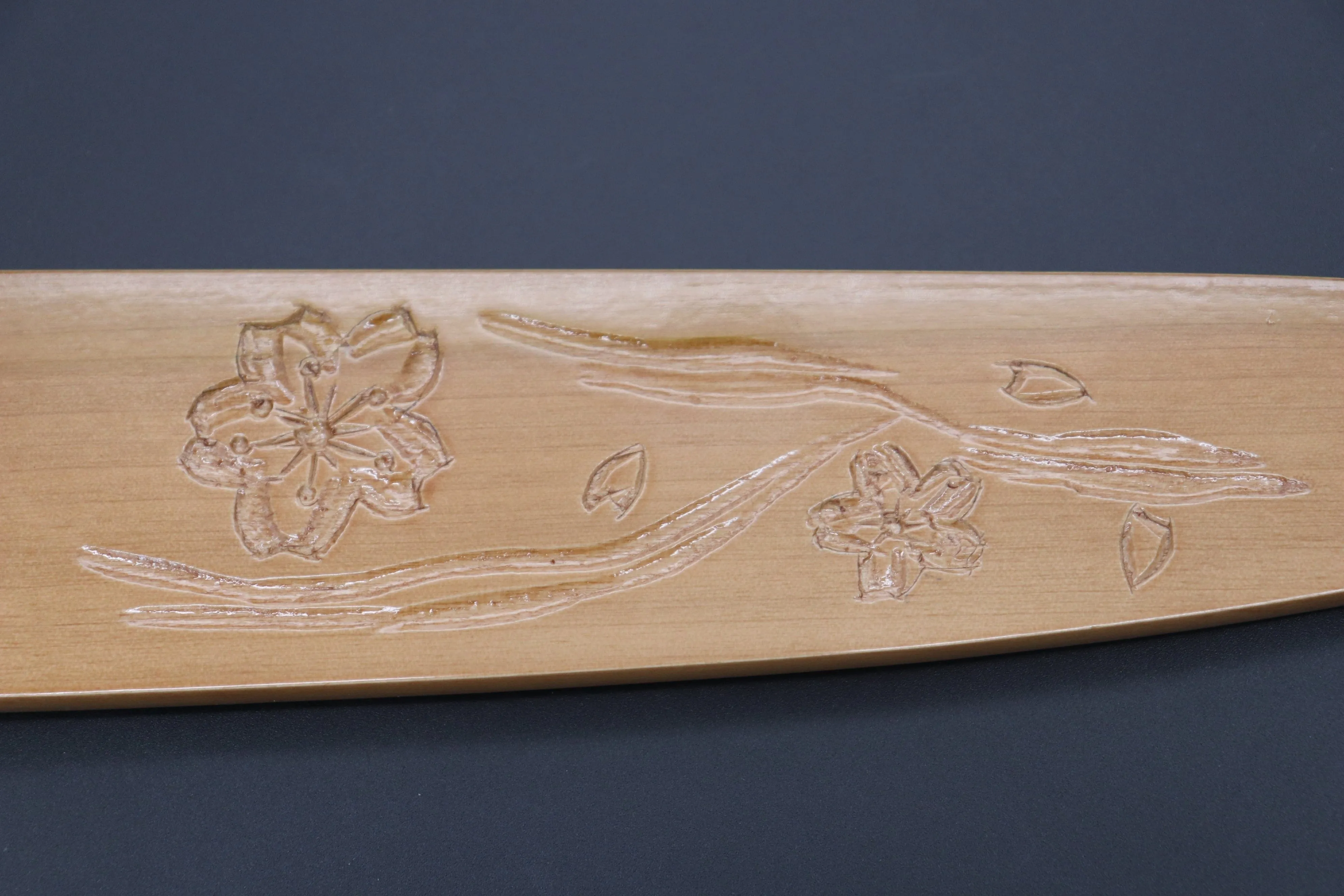 Custom Handmade Carved Wooden Saya for Gyuto 240mm (Sakura, WS-240-9)