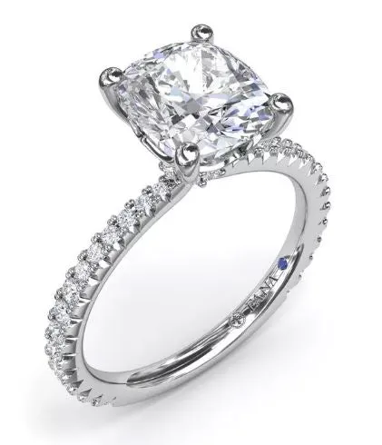 Diamond Collar Engagement Ring