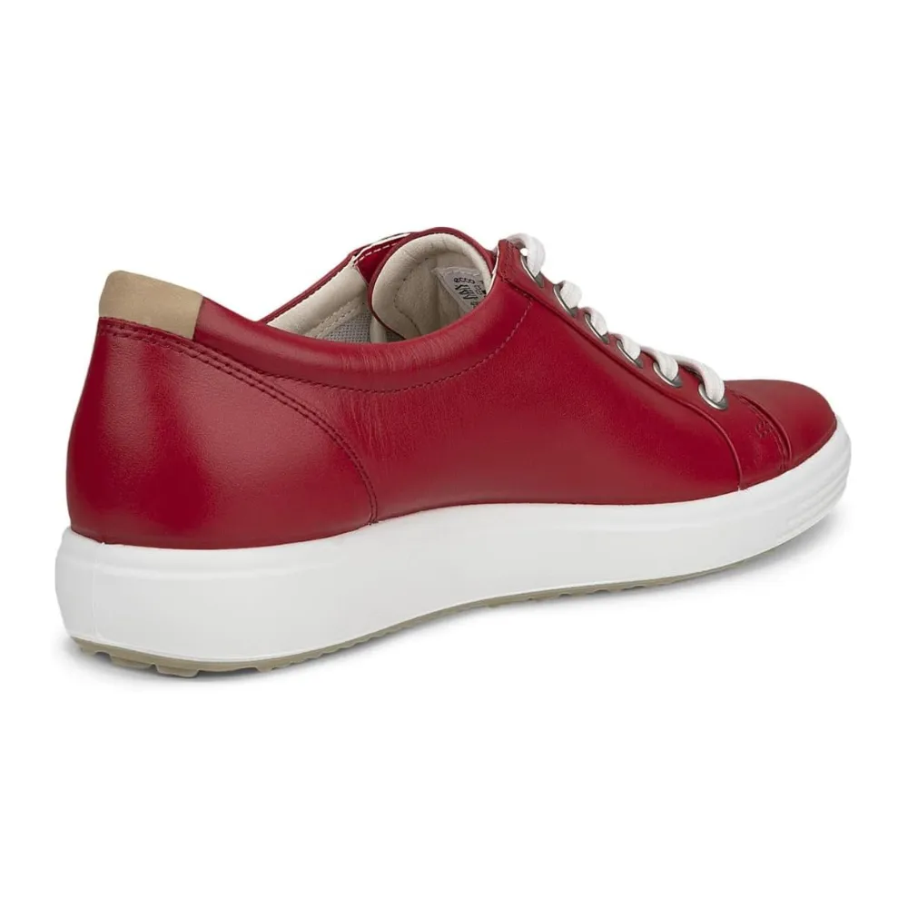 Ecco Soft 7 Chili Red Sneaker (Women's)