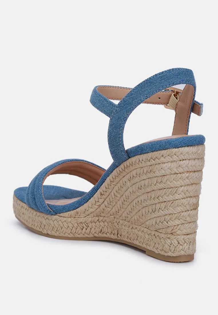 Espadrilles High Wedge Sandals By Ruw