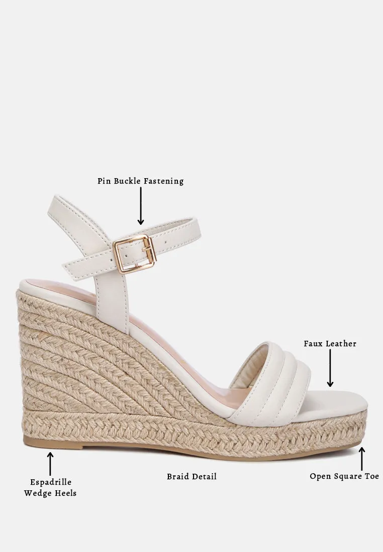 Espadrilles High Wedge Sandals By Ruw