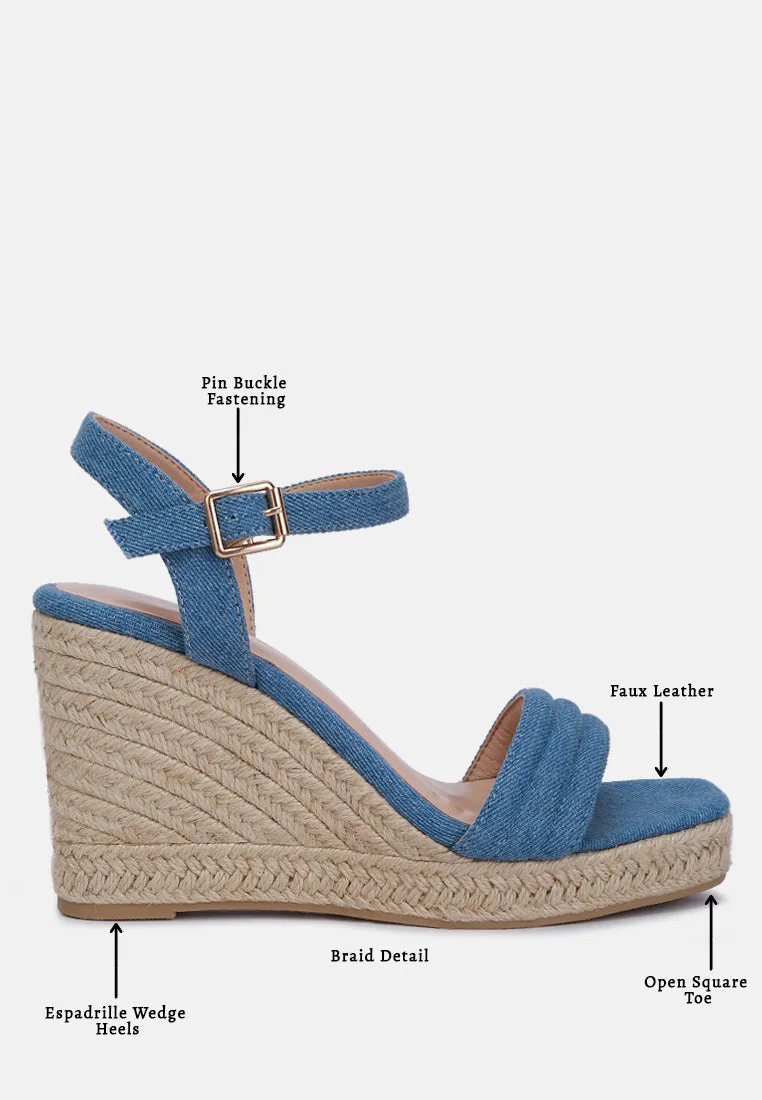 Espadrilles High Wedge Sandals By Ruw