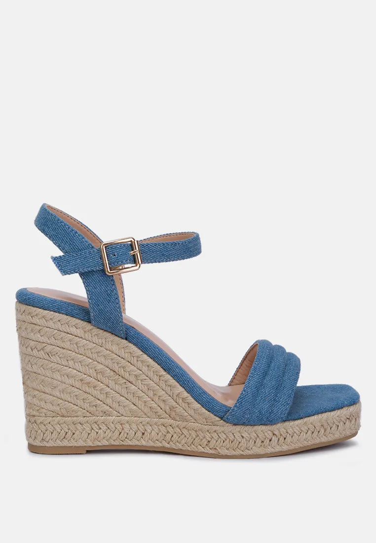 Espadrilles High Wedge Sandals By Ruw