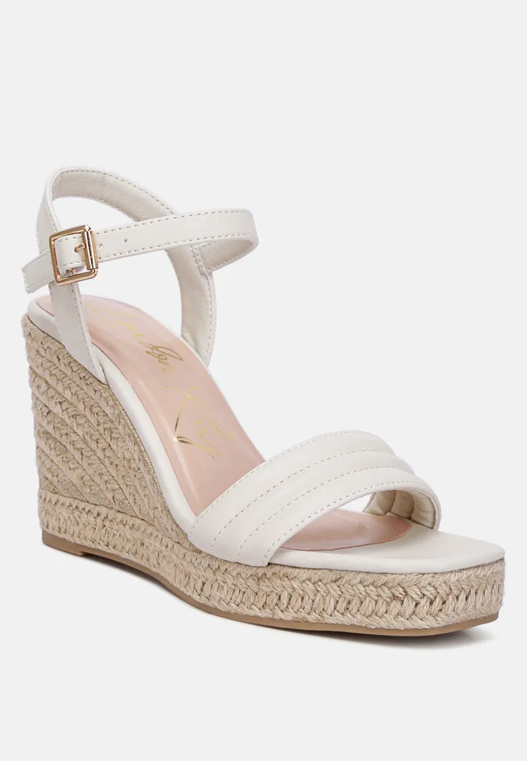 Espadrilles High Wedge Sandals By Ruw