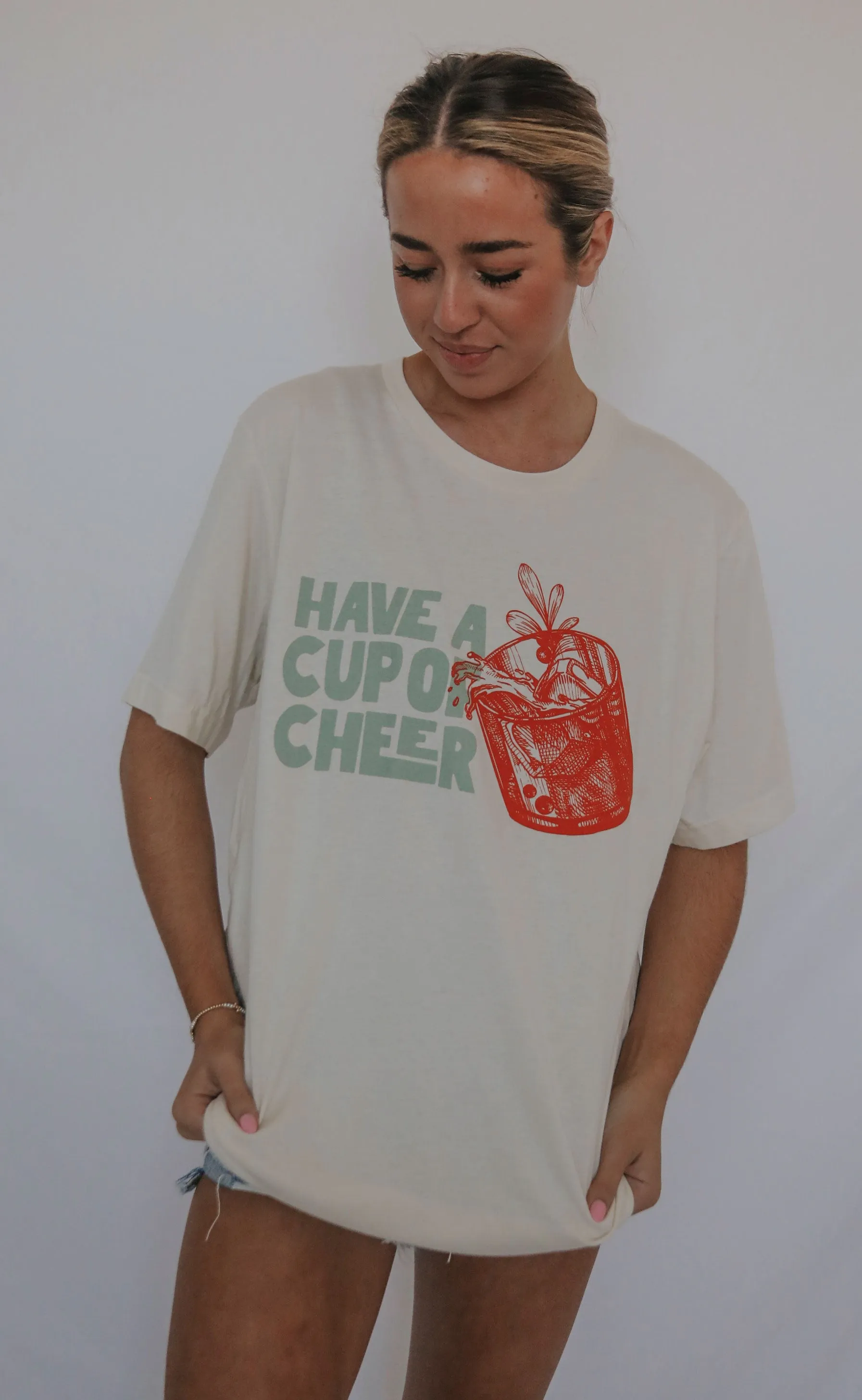 friday   saturday: have a cup of cheer t shirt