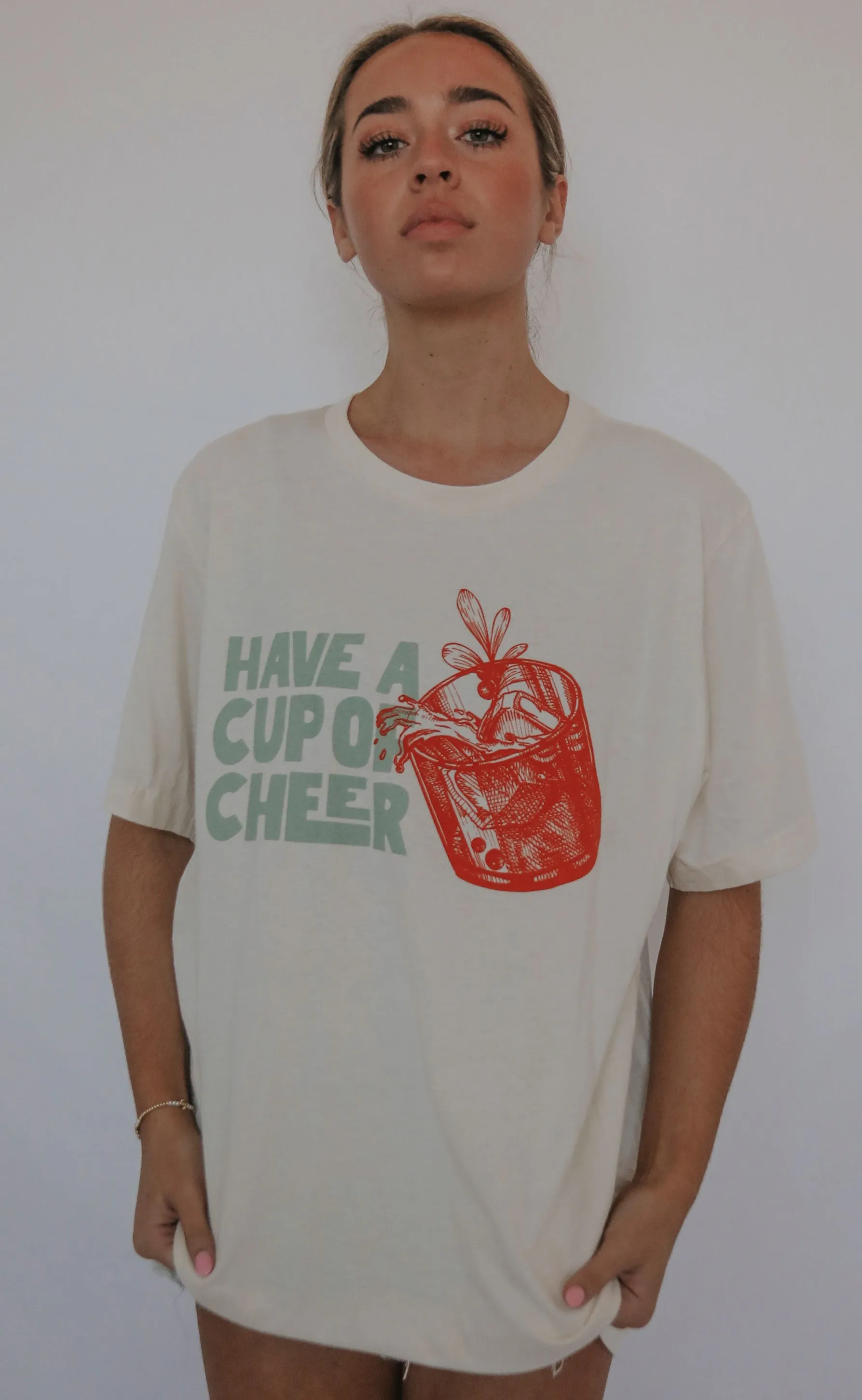 friday   saturday: have a cup of cheer t shirt