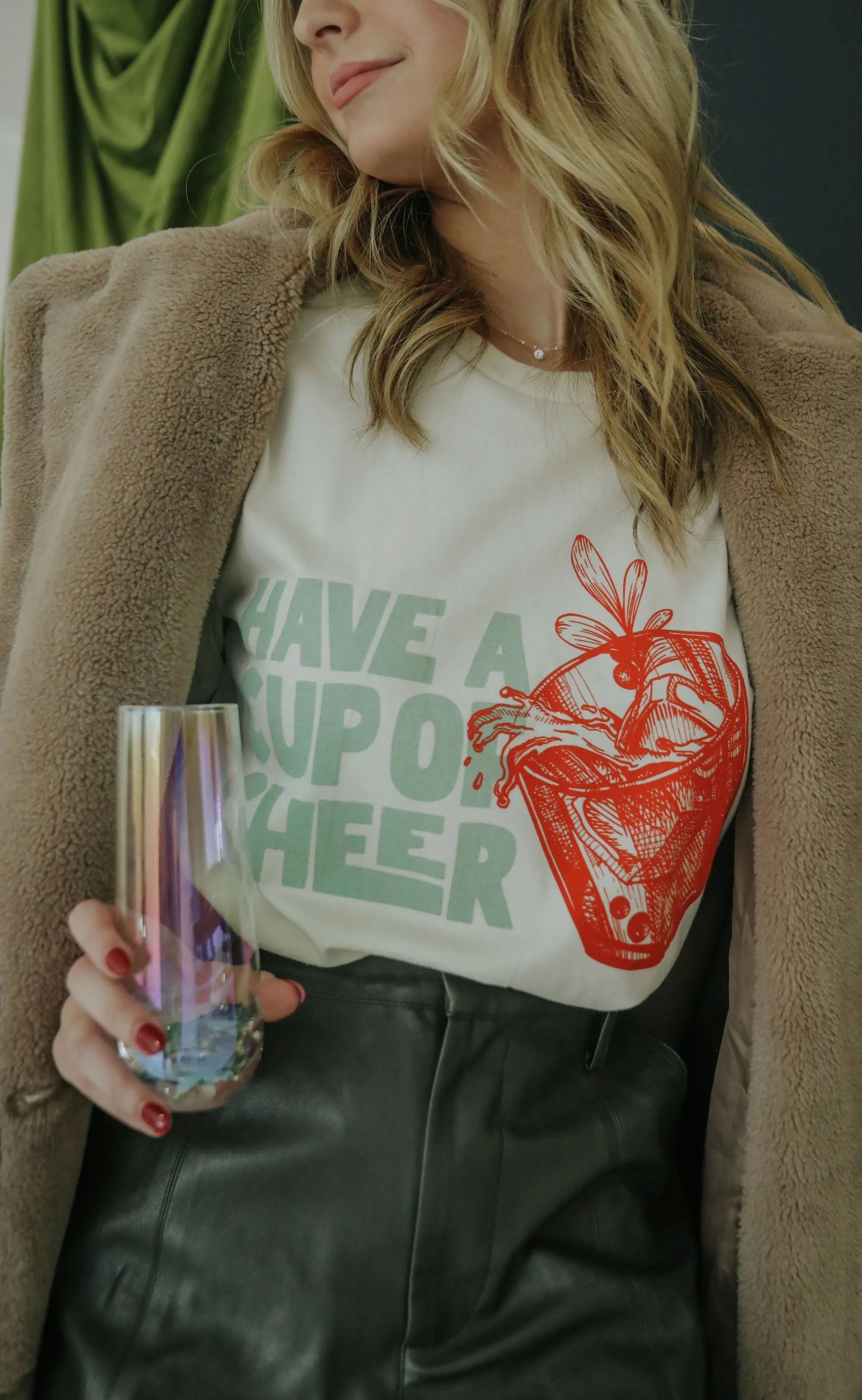 friday   saturday: have a cup of cheer t shirt