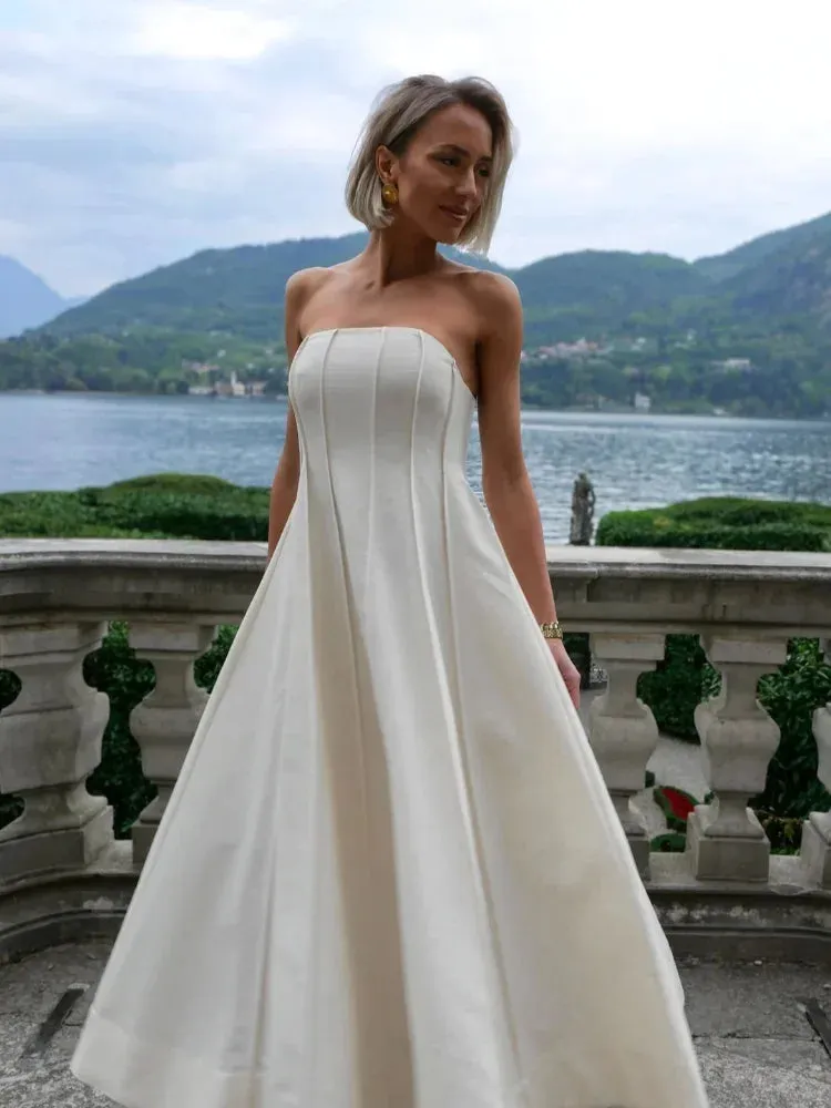 Gimza - Elegant strapless dress