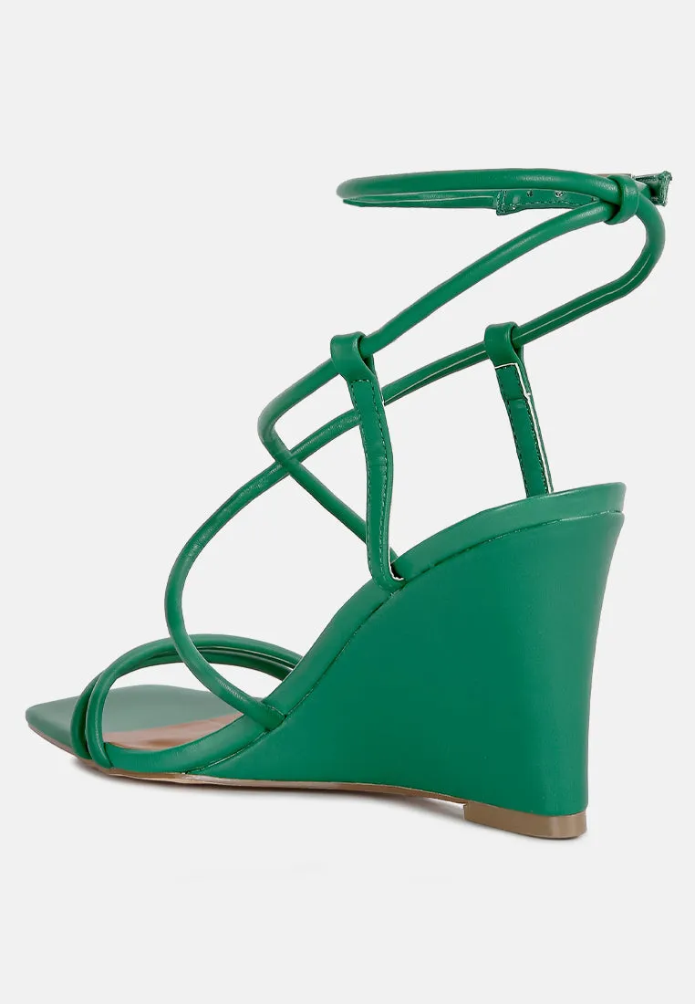 Gram Hunt Ankle Strap Wedge Sandals By Ruw