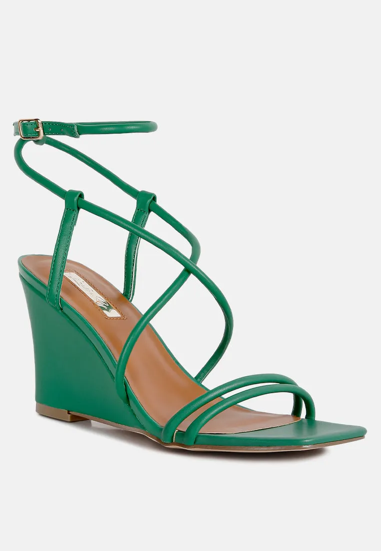 Gram Hunt Ankle Strap Wedge Sandals