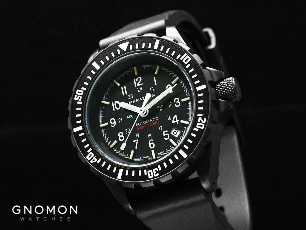 GSAR NGM Diver Black Automatic - Rubber Ref. WW194006BK-0130