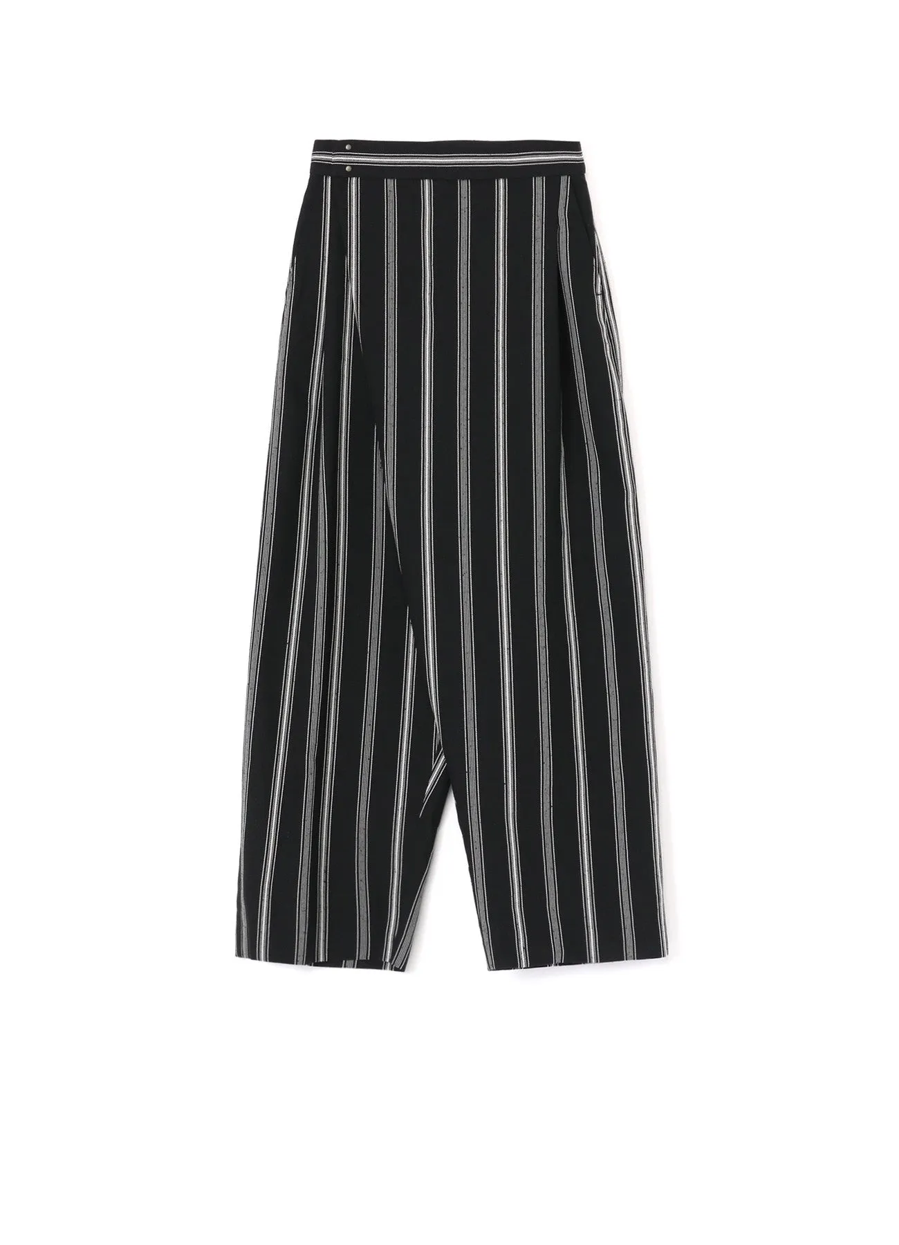 HARD TWISTED STRIPE PLEATED PANTS