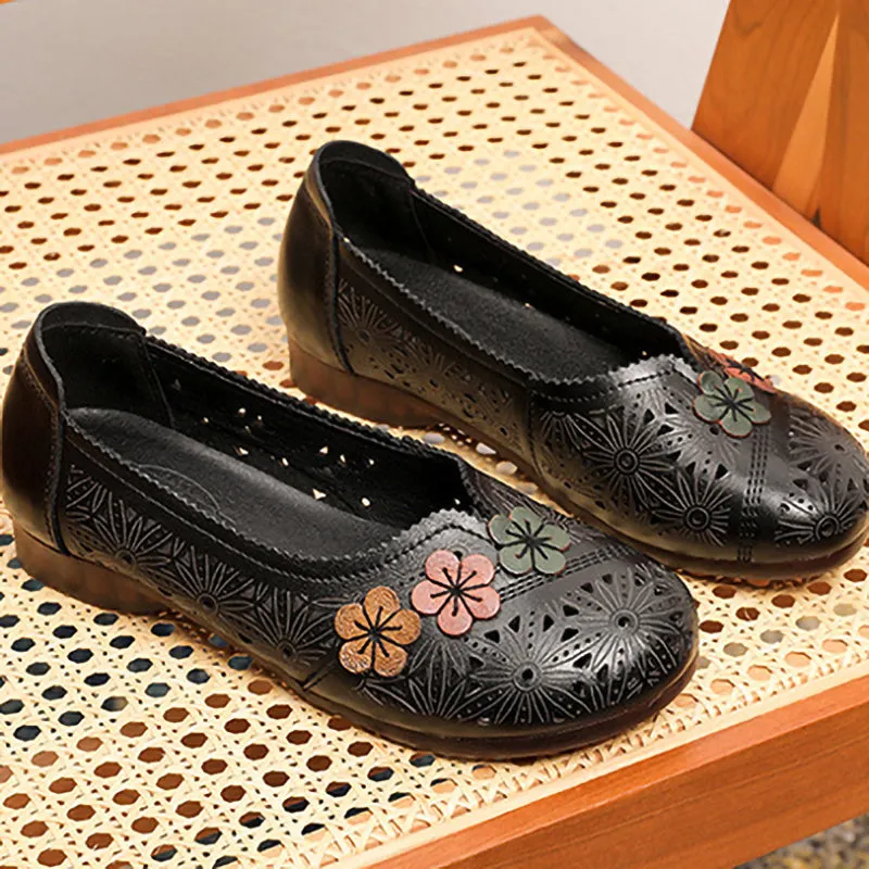 Hollow Soft Sole Casual Flat Shoes