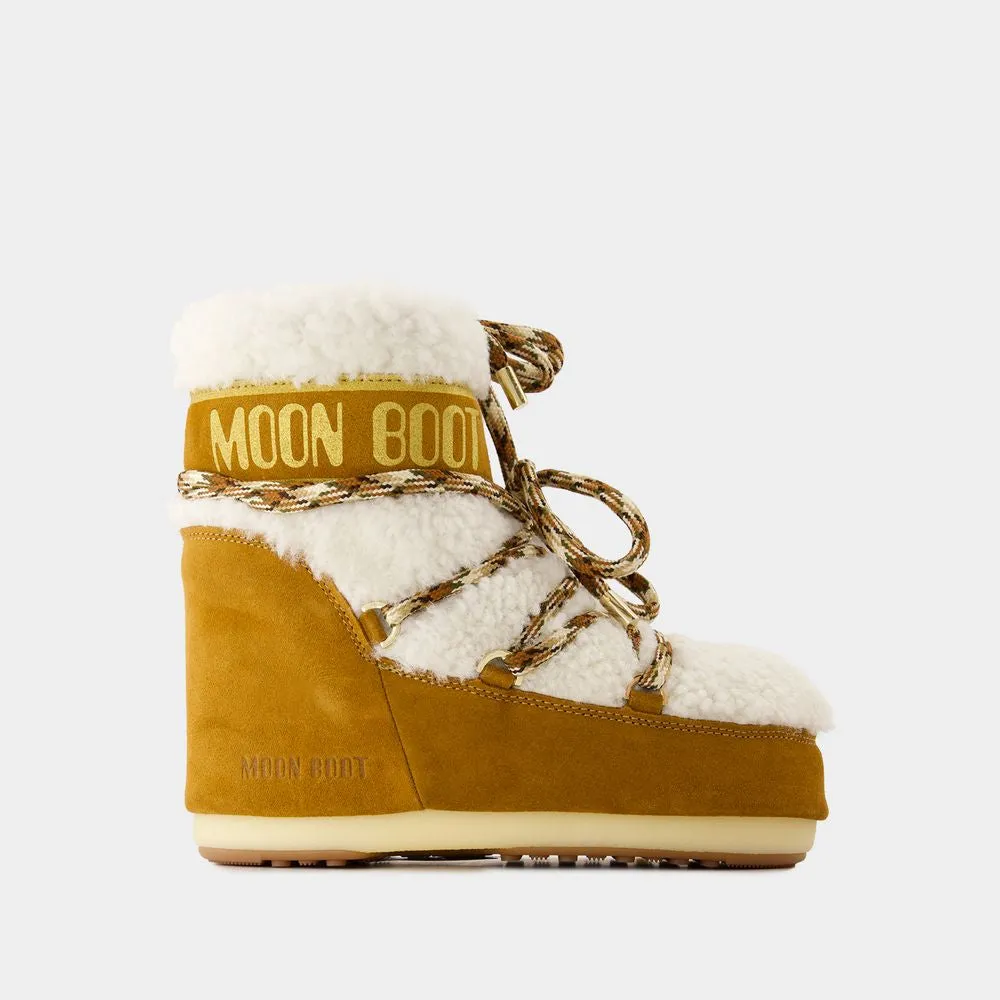 ICON LOW SHEARLING SNOW BOOTS