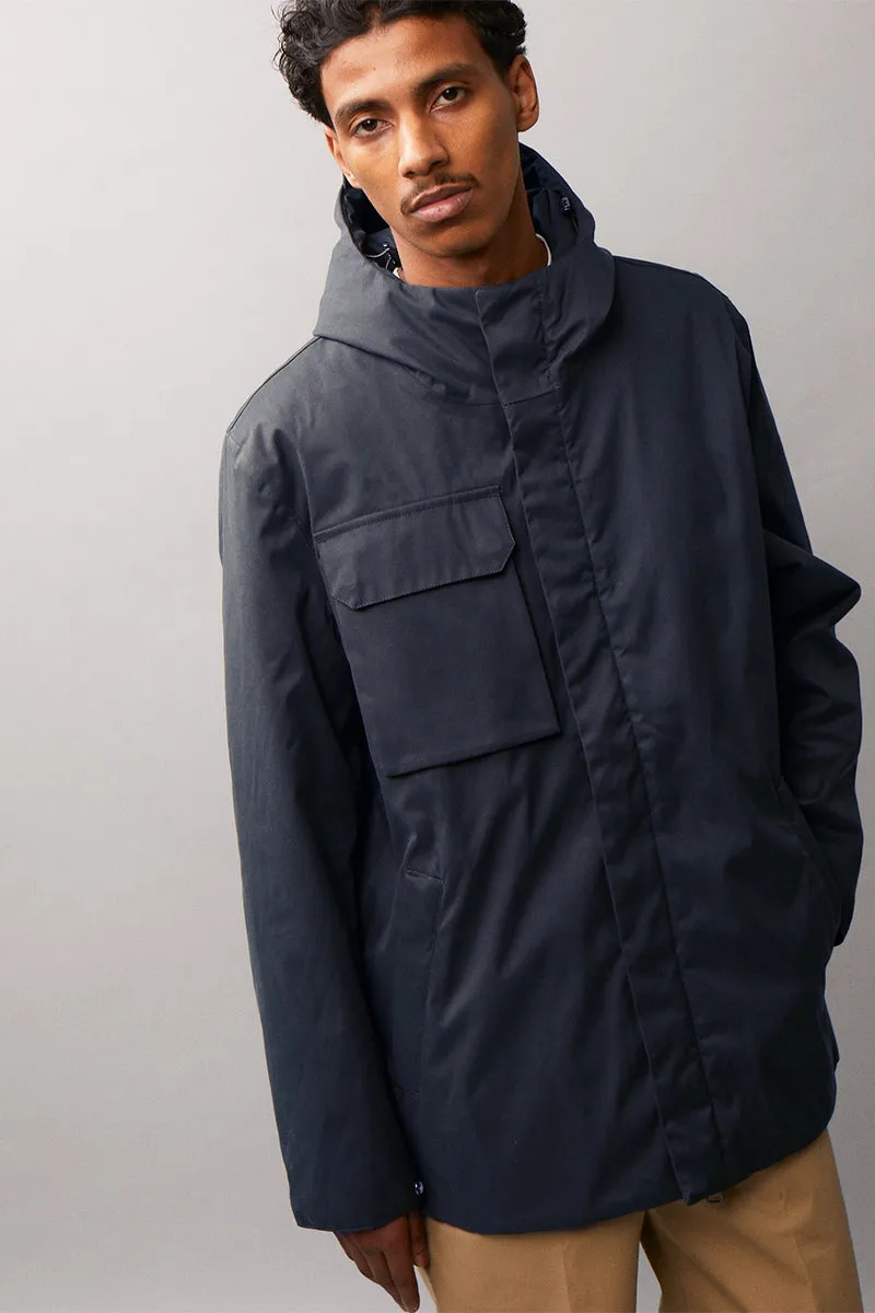 K-SEA POLY RAYON AW22 NAVY