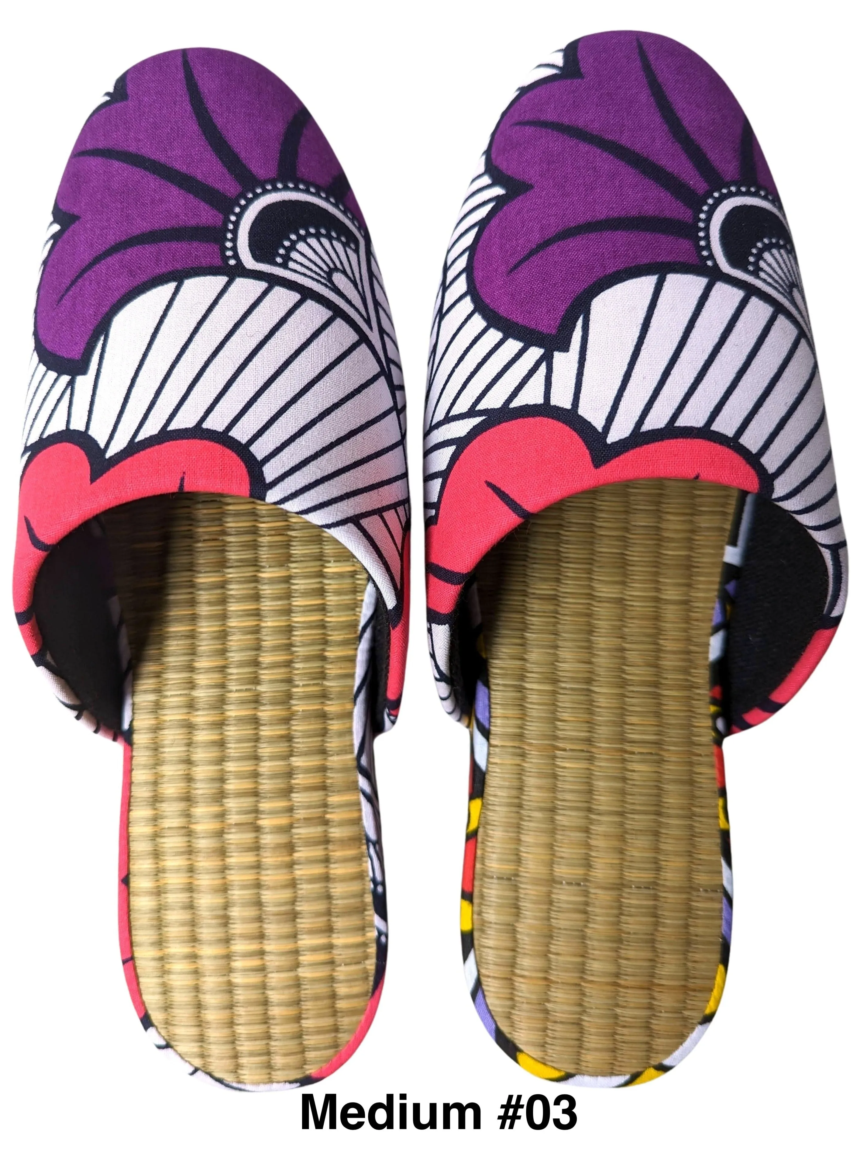 Medium Tatami Print Mix Slippers 2024SS-M07