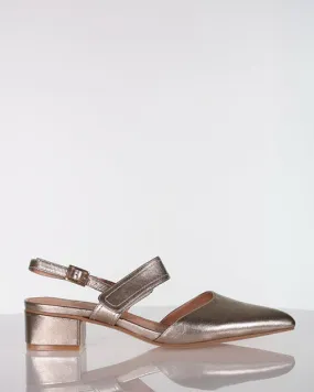 Minx Astrid Bronze Metallic Slingback Shoe